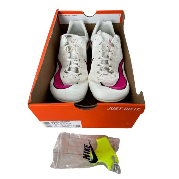 Nike DC8753-101 Rival Sprint Cleats Spikes Sail / Fierce Pink ( 11.5 ) - Picture 6 of 6